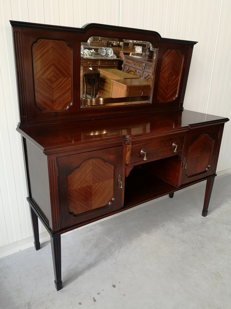 Sideboard Server with Mirror