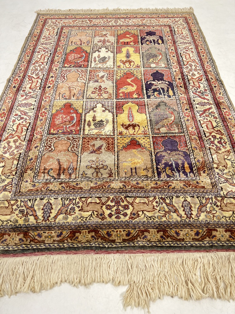 Silk carpet