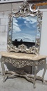 Console Table with Mirror