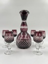 Decanter and shot glass set