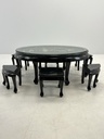 Pöytä ja tuolit (6 kpl)