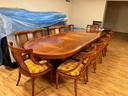 Dining table and chairs (12 pcs)
